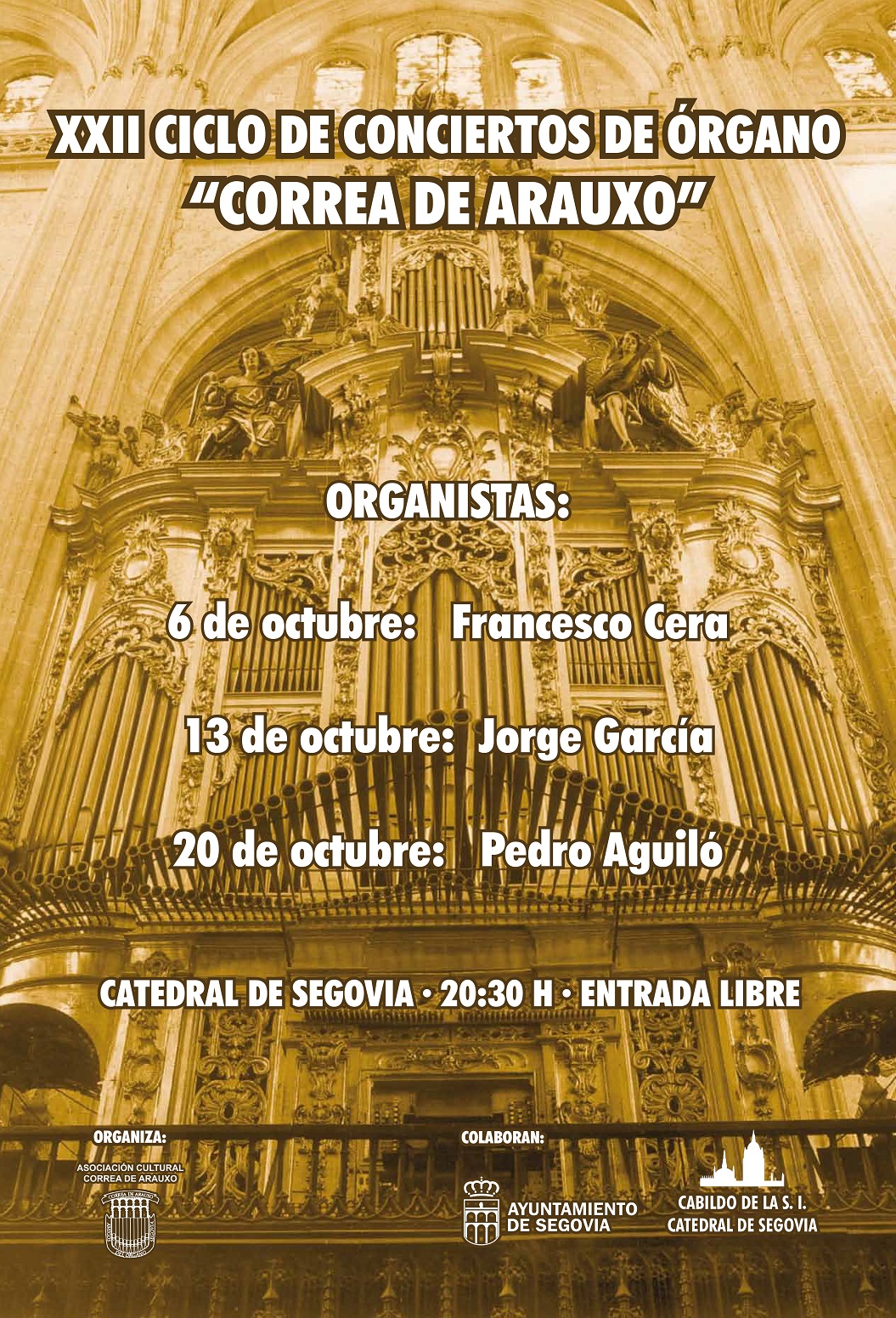 Cartel Correa de Arauxo 2018