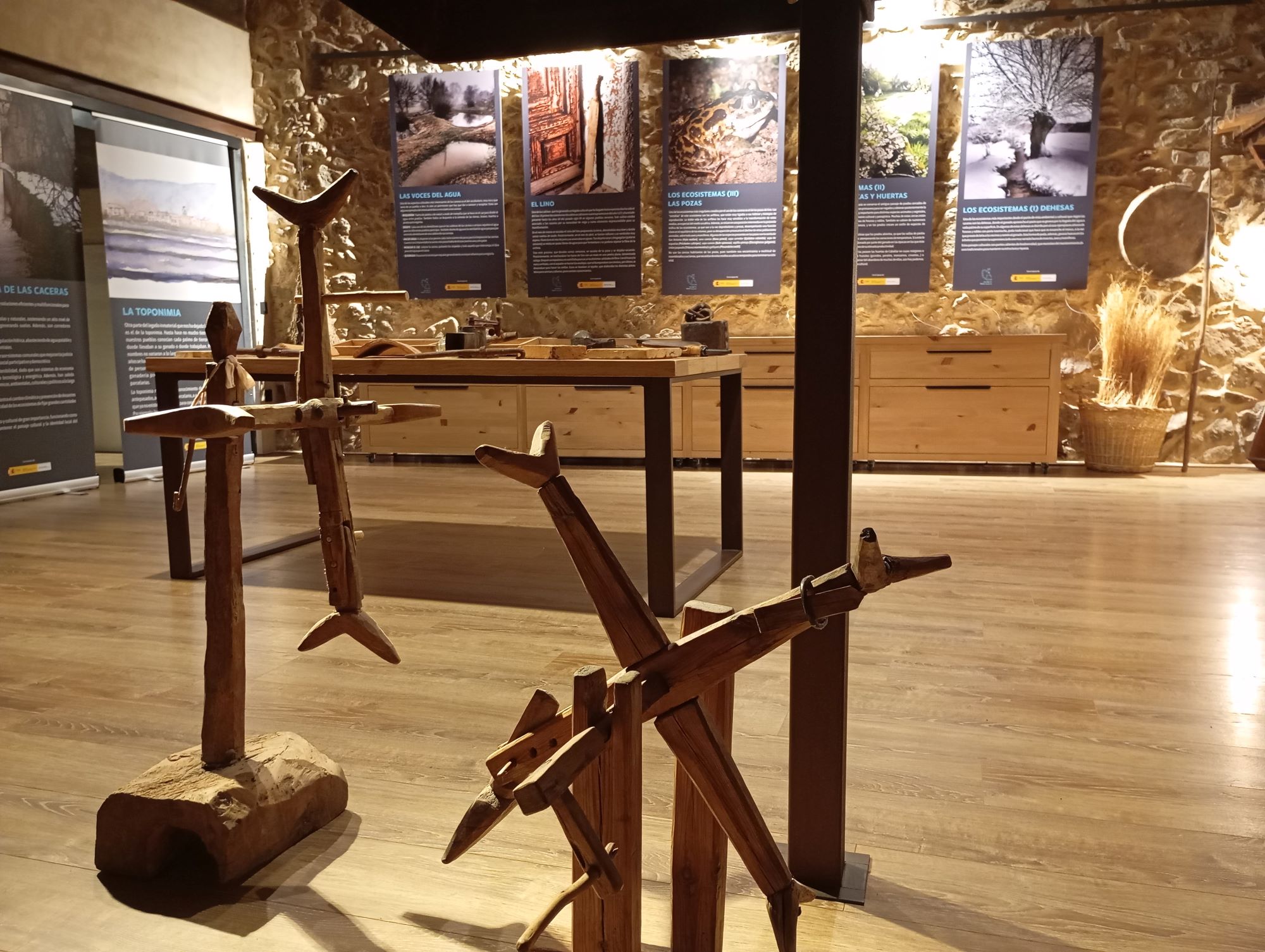 Sala interior Eco Museo Pastor del Agua