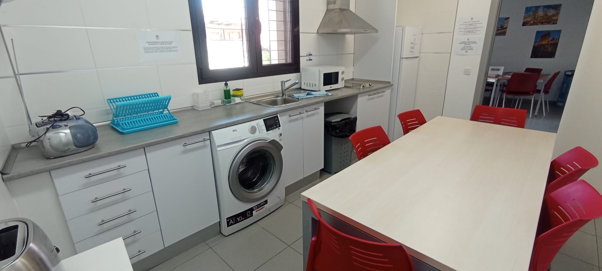 Cocina del albergue de Zamarramala 