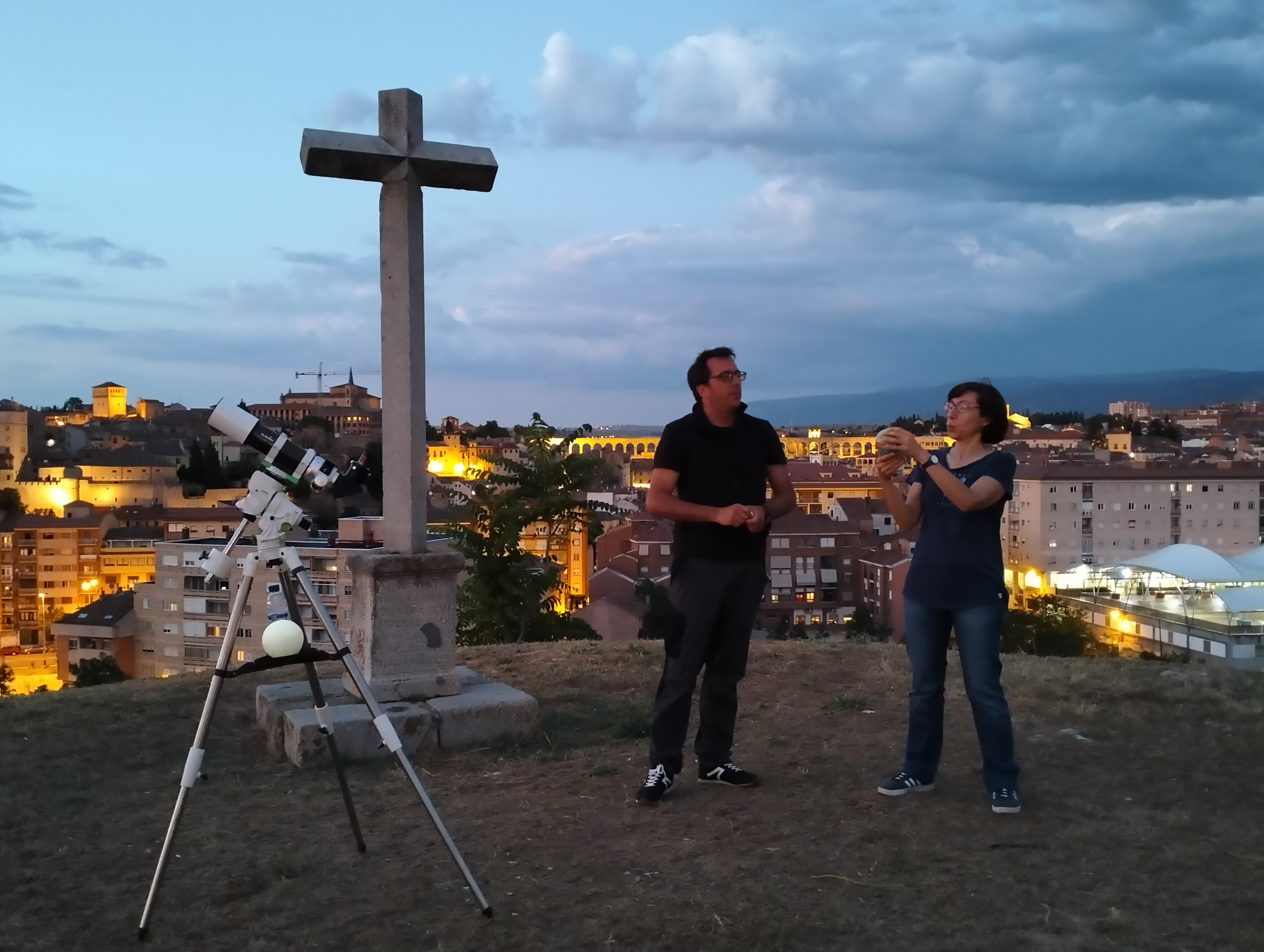 Actividad de astroturismo 