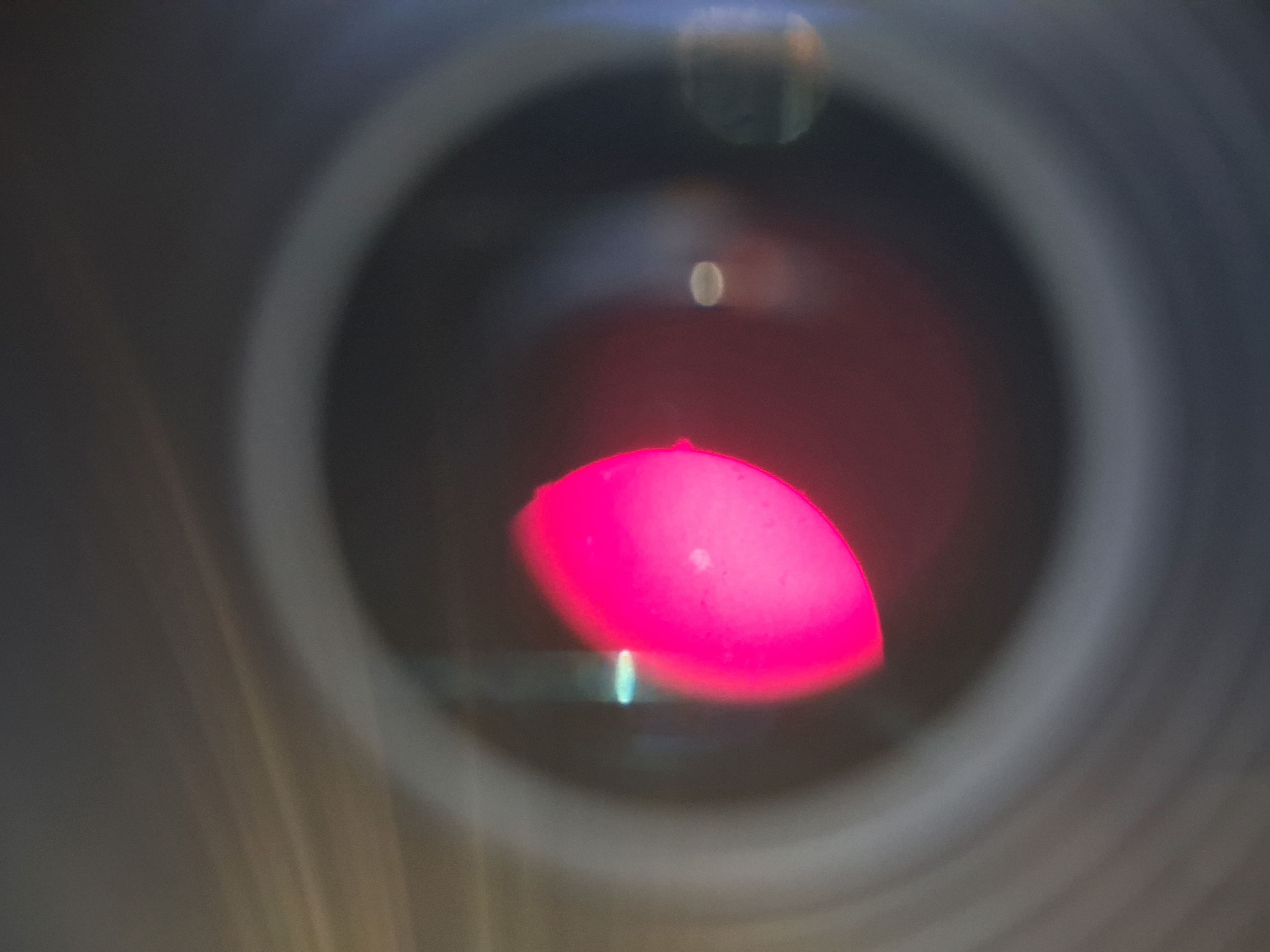 El sol a través de un telescopio