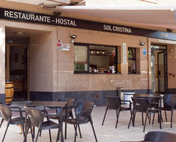 Nuestra terraza. Restaurante Sol Cristina
